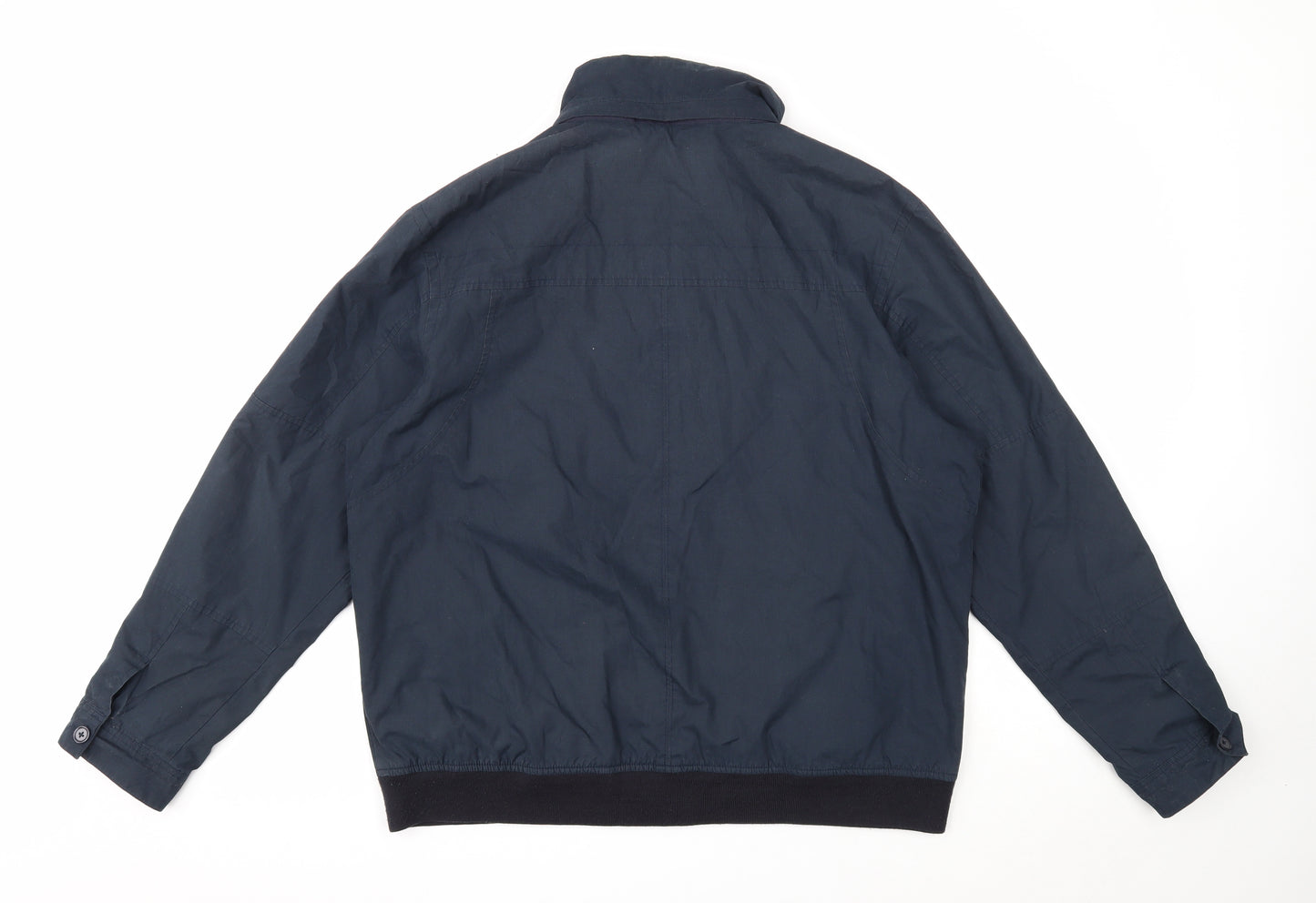 George Mens Blue Jacket Size L Zip