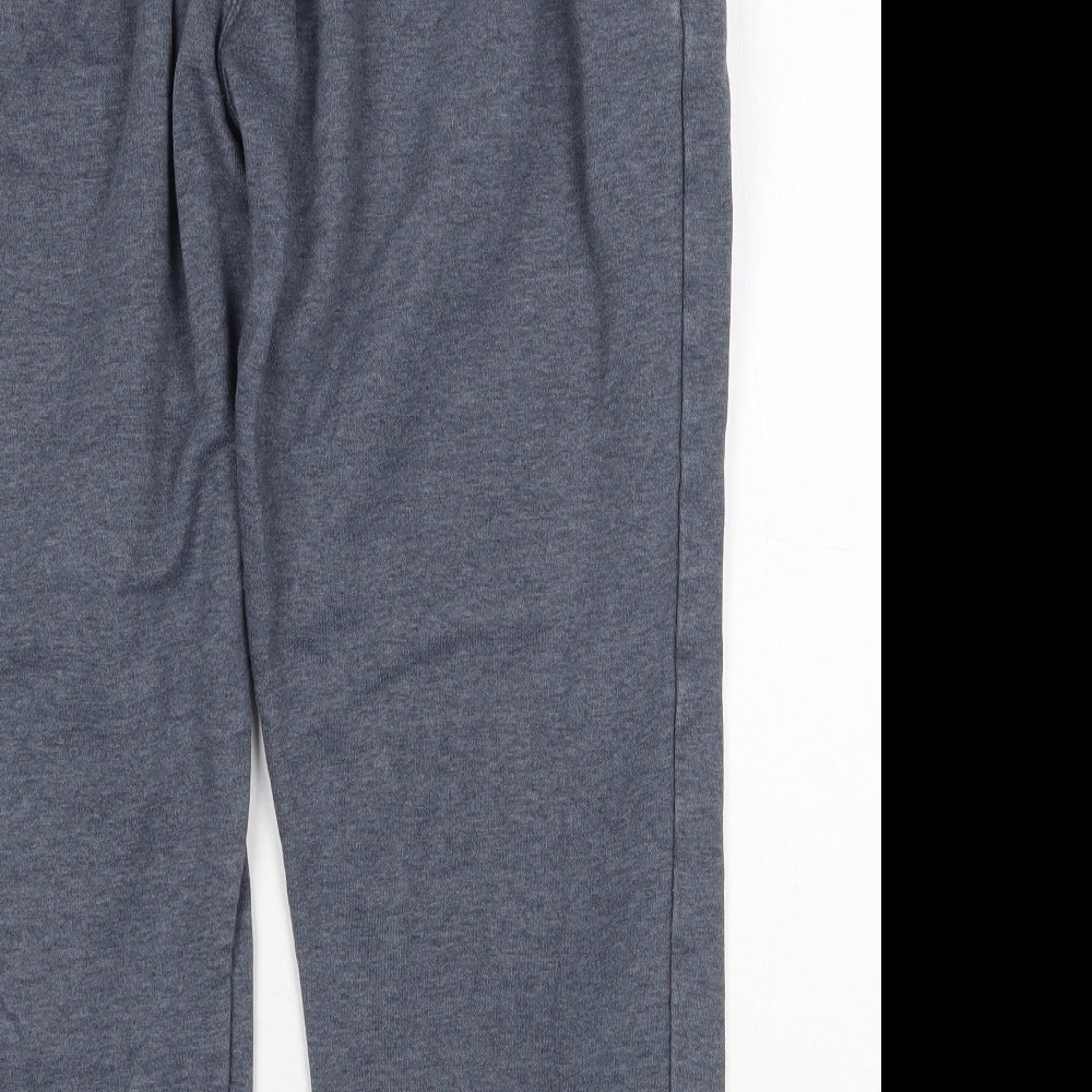 Primark Mens Grey Polyester Jogger Trousers Size L Regular Drawstring