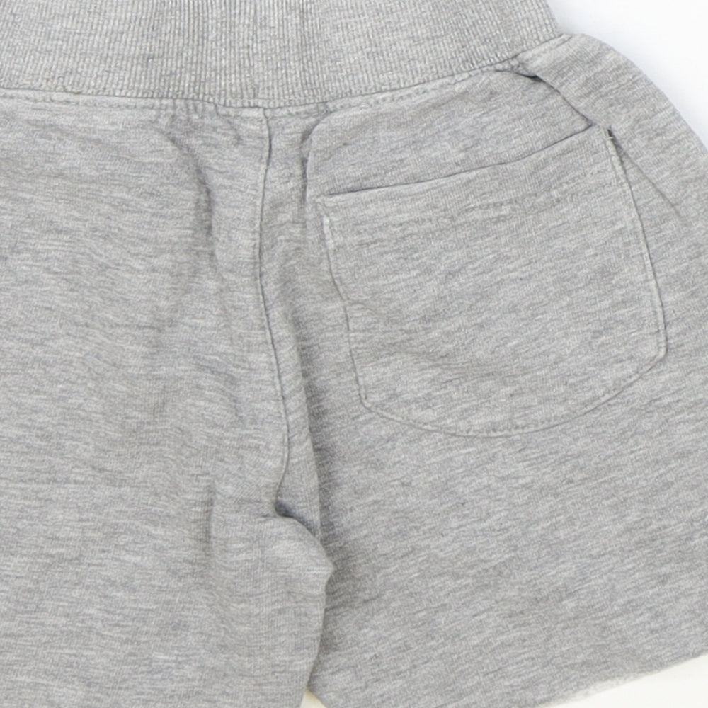 George Boys Grey Cotton Sweat Shorts Size 2-3 Years Regular Tie