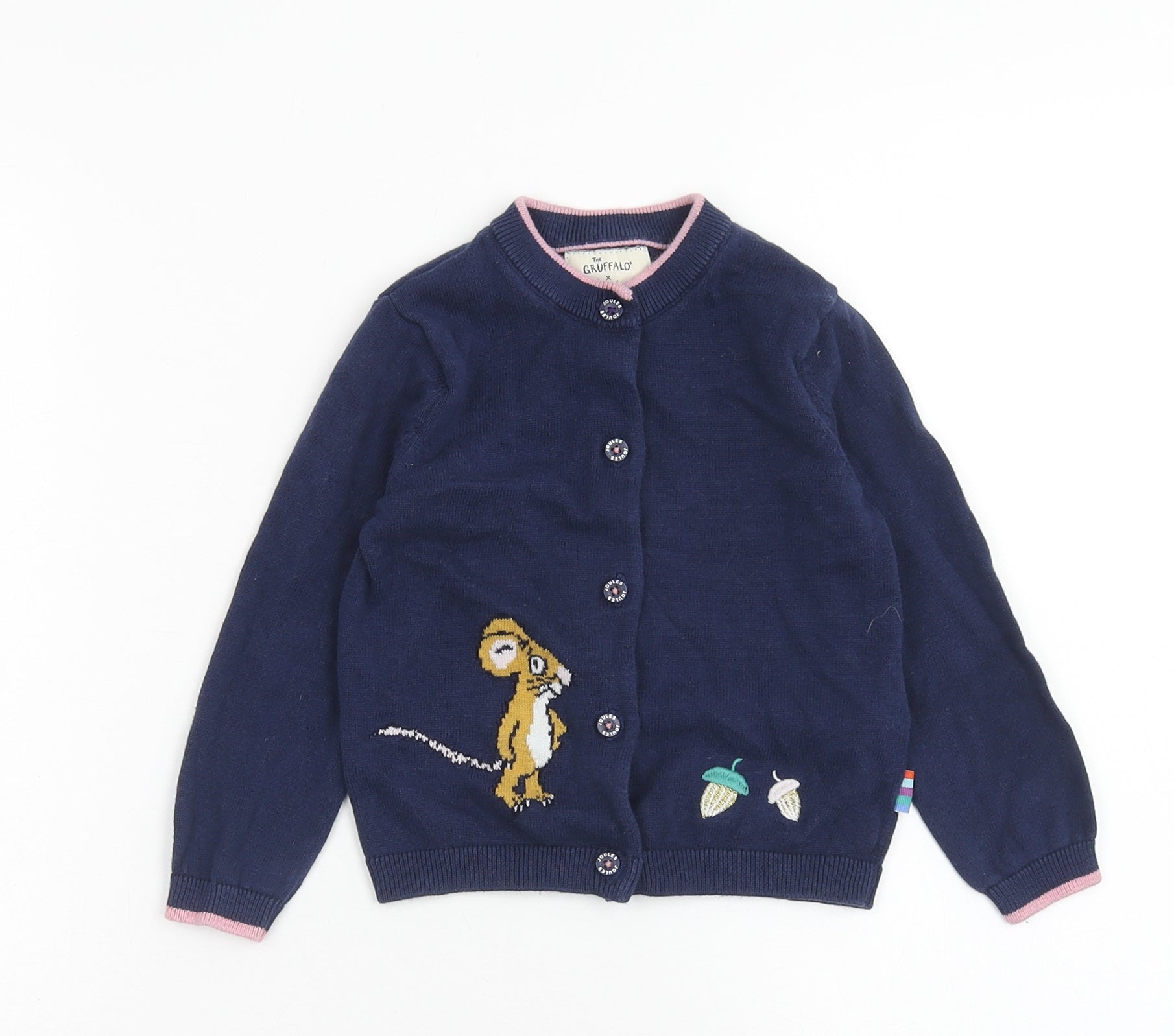 Joules girls cardigan best sale