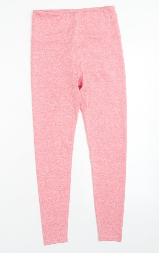 SheIn Womens Pink Polyester Jogger Leggings Size S