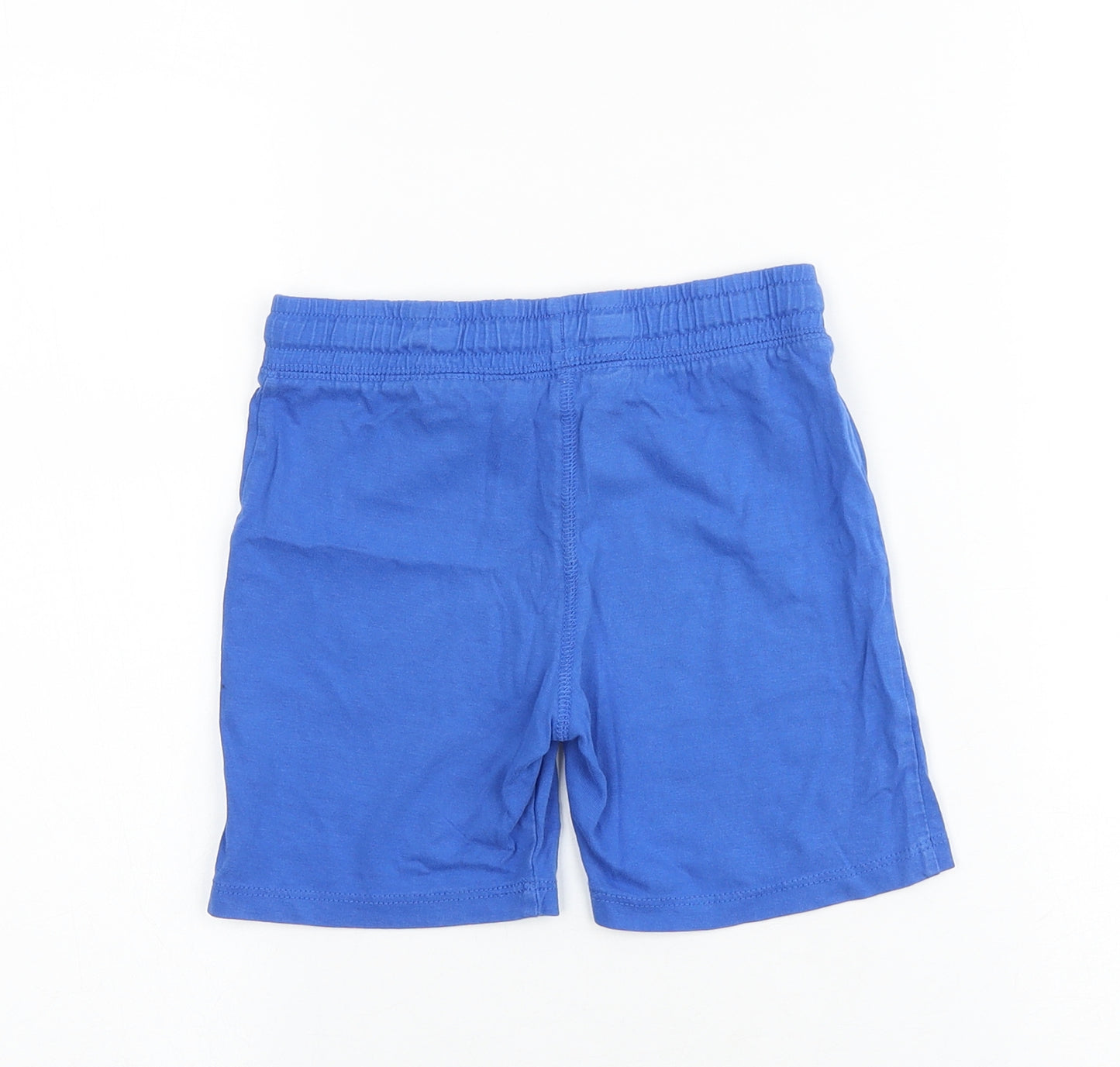 H&M Boys Blue 100% Cotton Sweat Shorts Size 3-4 Years Regular