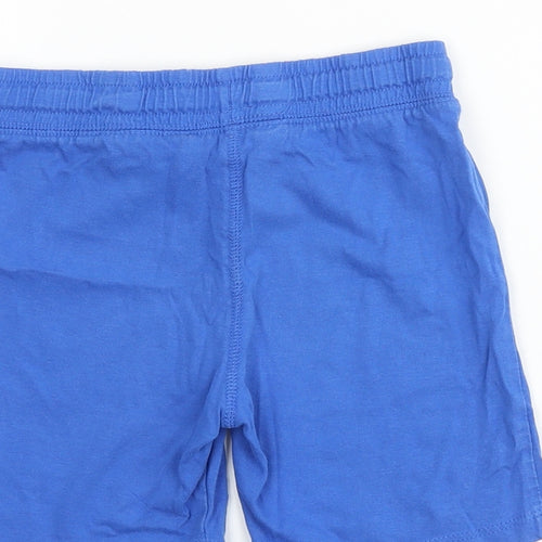 H&M Boys Blue 100% Cotton Sweat Shorts Size 3-4 Years Regular