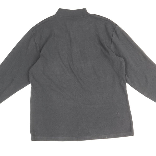 Preworn Mens Grey Polyester Pullover Sweatshirt Size L