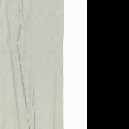 TU Girls Green Cotton Jogger Trousers Size 9 Months Regular - Leggings
