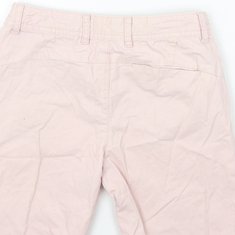 Urban Boys Pink Cotton Chino Shorts Size 10 Years L8 in Regular Buckle