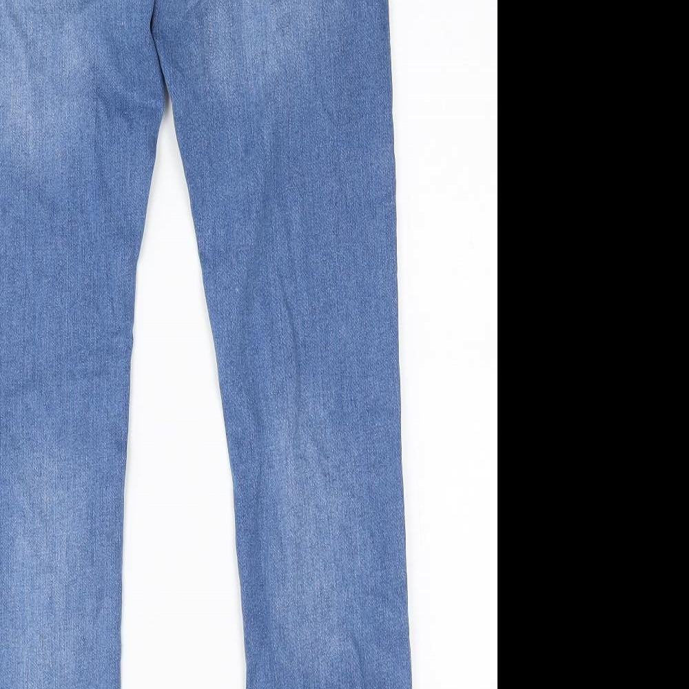 NEXT Mens Blue Cotton Skinny Jeans Size 30 in Regular Zip