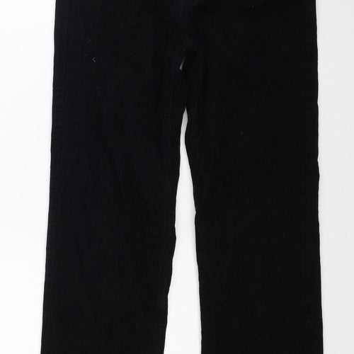H&M Boys Blue Cotton Chino Trousers Size 10-11 Years Regular Zip