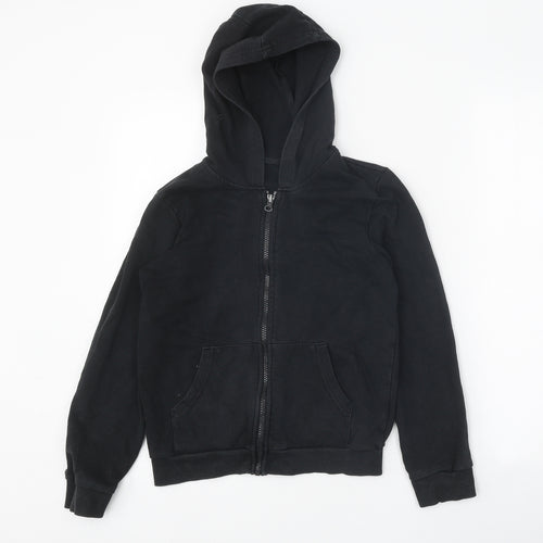 George Boys Black Jacket Size 10-11 Years Zip
