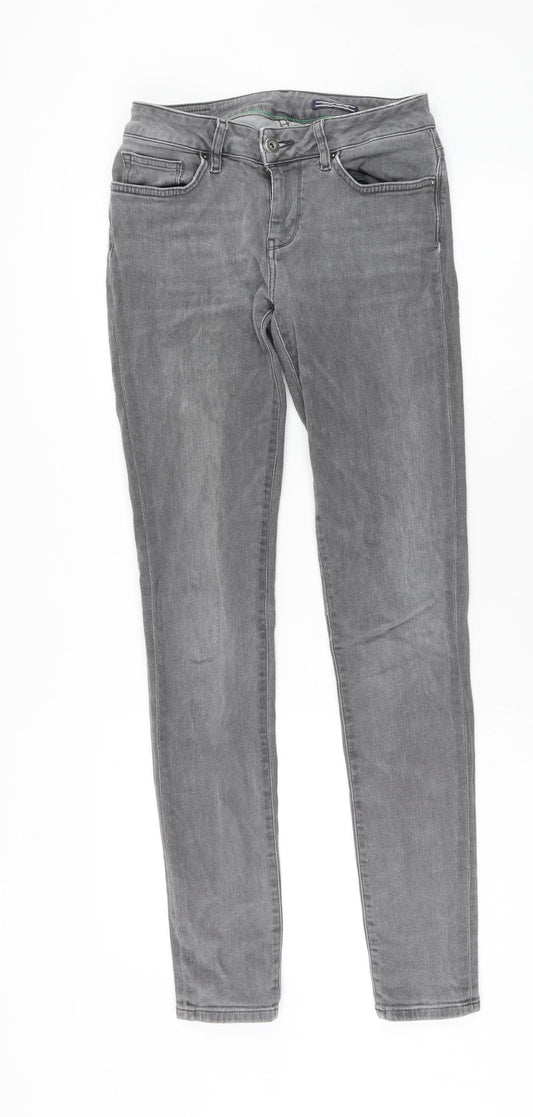 Tommy Hilfiger Mens Grey Cotton Skinny Jeans Size 28 in Regular Zip