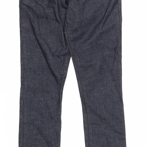 Gap Mens Blue Cotton Skinny Jeans Size 28 in L32 in Regular Zip