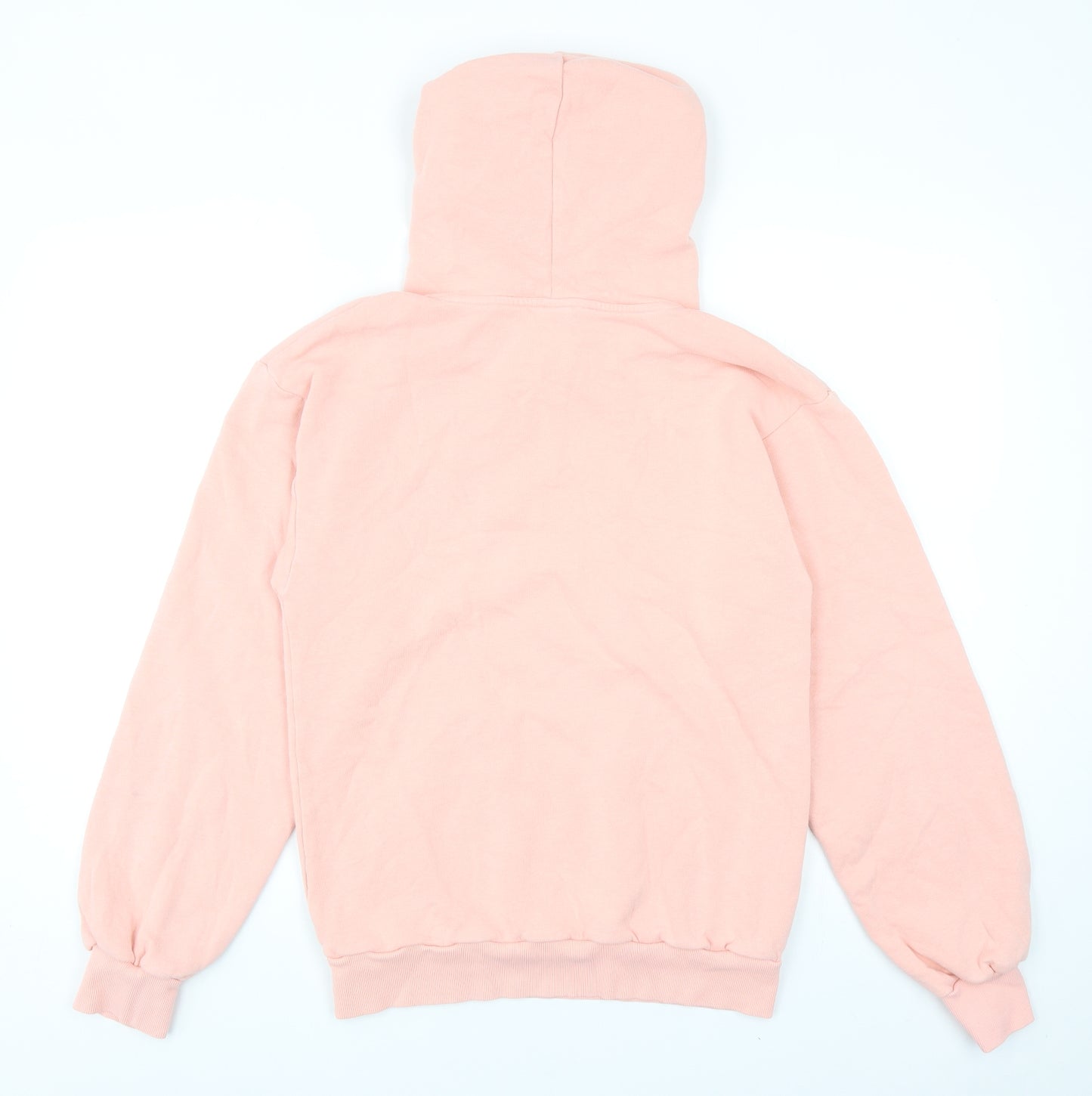 H&M Girls Pink Cotton Pullover Hoodie Size 12-13 Years Pullover