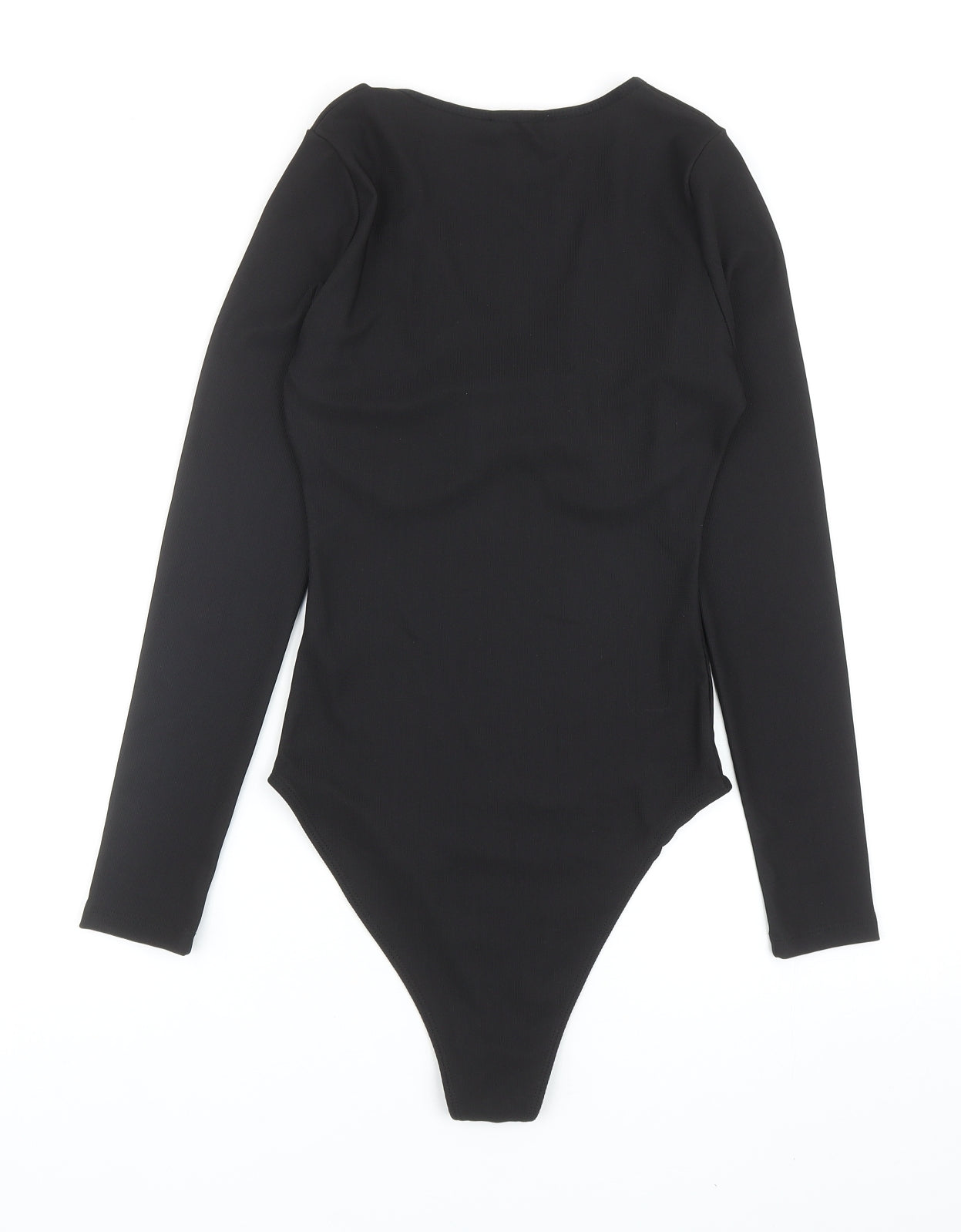 Primark Womens Black Polyester Bodysuit One-Piece Size XS Snap