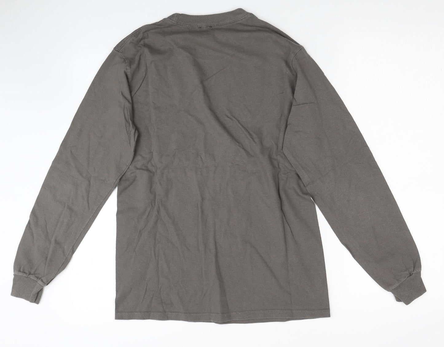 River Island Boys Grey Cotton Pullover Sweatshirt Size S Pullover - NYC