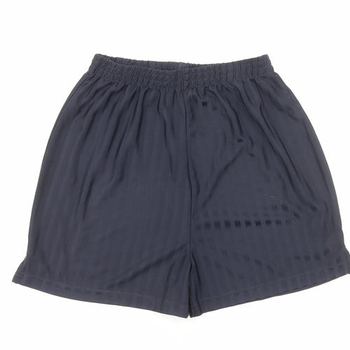 TU Boys Blue Polyester Sweat Shorts Size 13 Years Regular