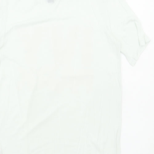 IVY PARK Womens Green Viscose Basic T-Shirt Size S Round Neck