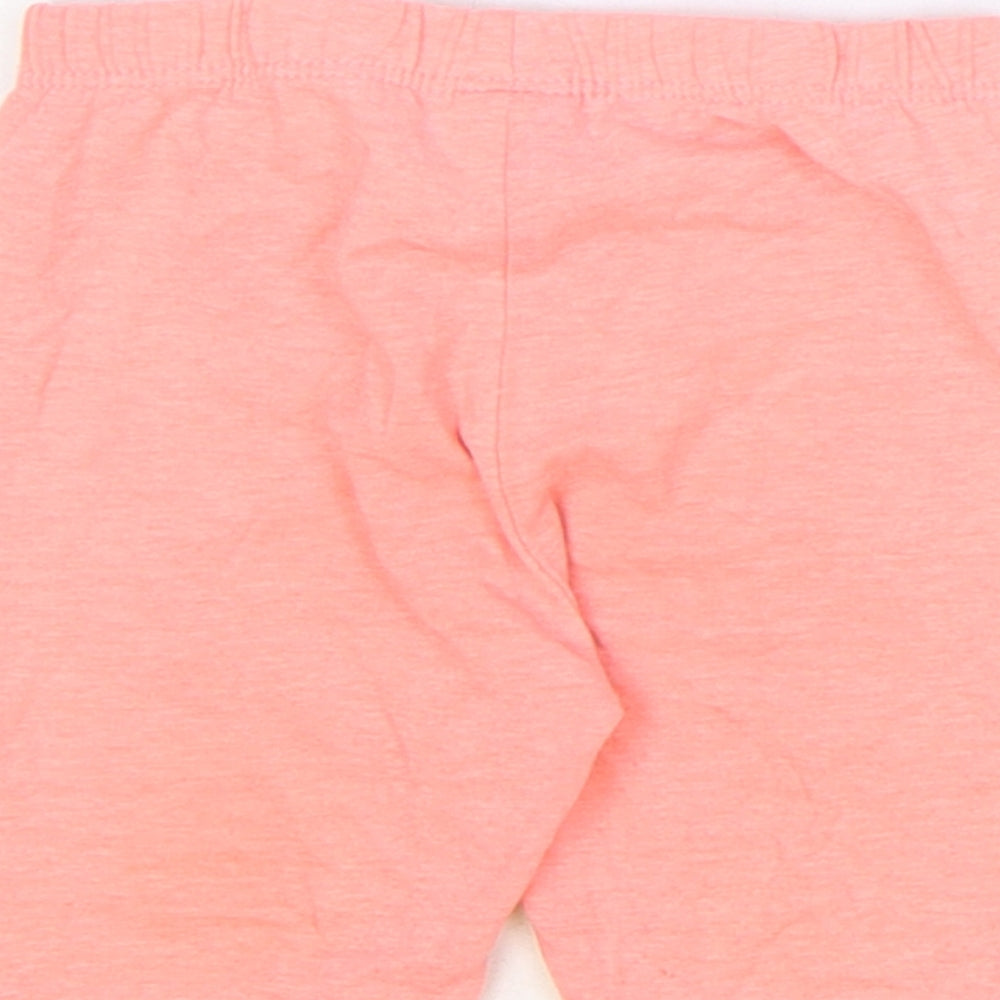 TU Girls Pink Cotton Bermuda Shorts Size 2-3 Years Regular
