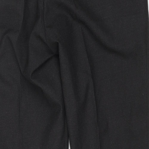 Williams Mens Grey Polyester Trousers Size 40 in L29 in Regular Zip