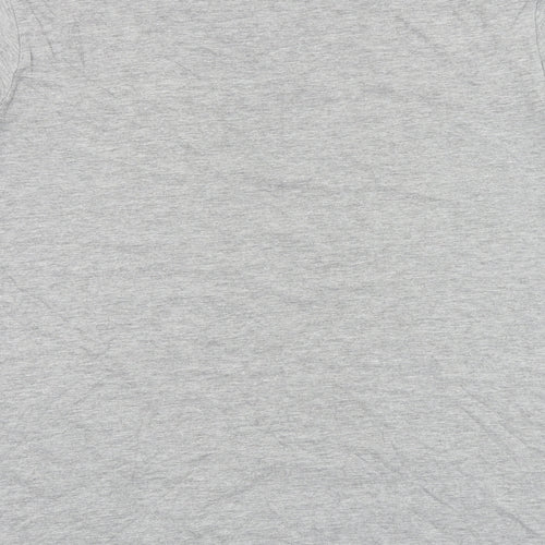 Cotton Traders Mens Grey Cotton T-Shirt Size XL Round Neck