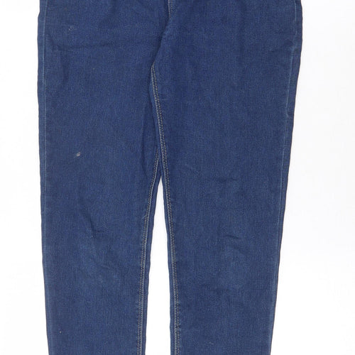 Denim & Co. Girls Blue Cotton Jegging Jeans Size 13-14 Years Regular Pullover