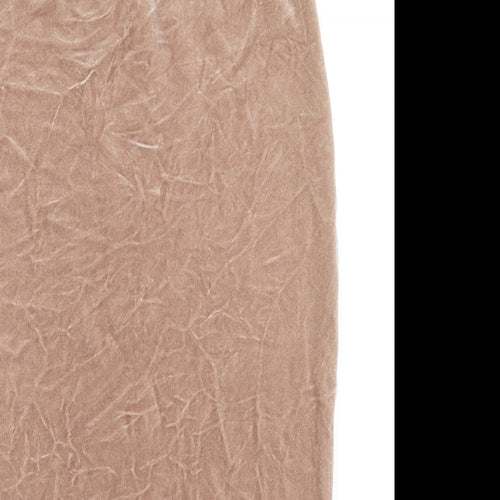American Apparel Womens Beige Polyester Straight & Pencil Skirt Size M