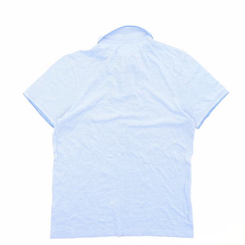 Primark Mens Blue Cotton Polo Size XL Collared Pullover