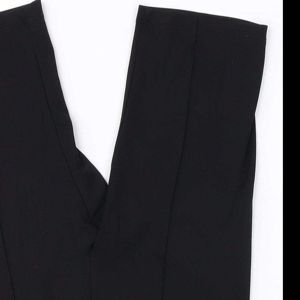 Bershka Womens Black Polyester Sweat Shorts Size XS Regular - Waist Size: 22 Inch