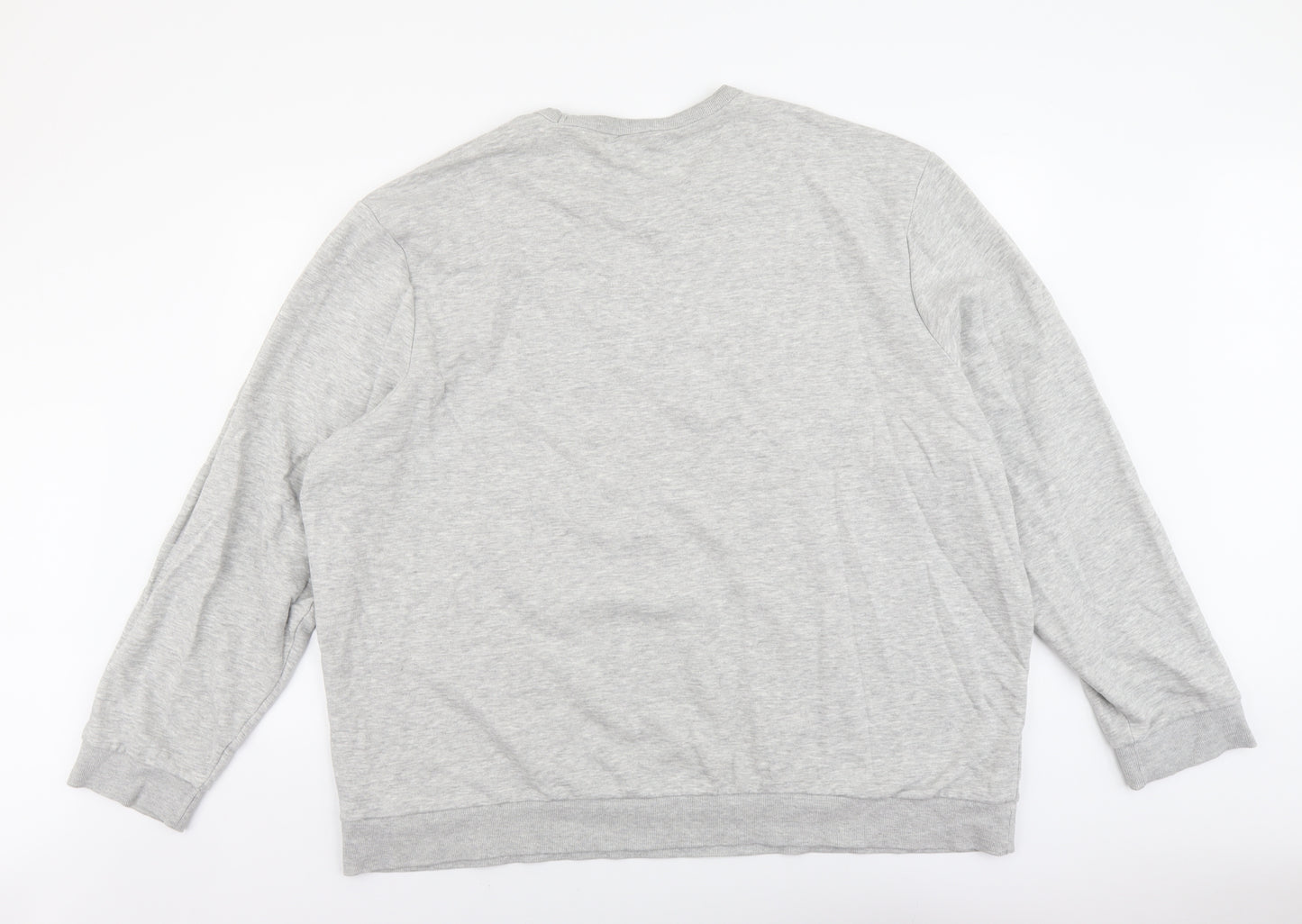 TU Mens Grey Cotton Pullover Sweatshirt Size 3XL