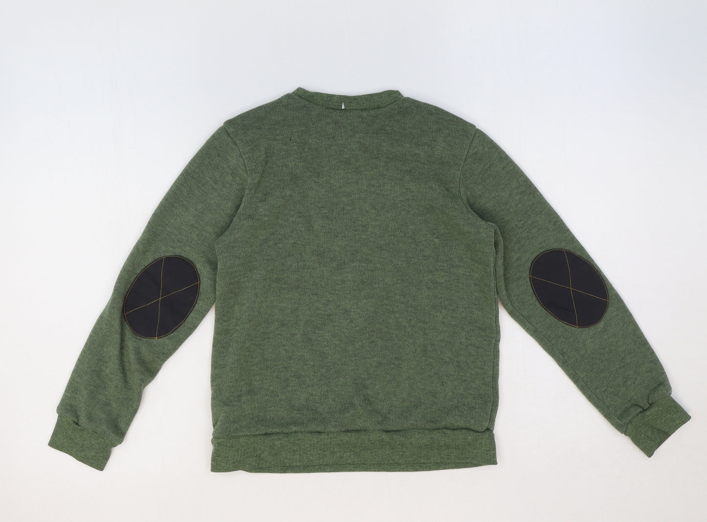 Quechua Boys Green Polyester Pullover Sweatshirt Size 10 Years Pullover