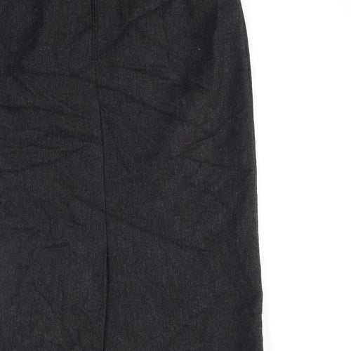 Steilmann Womens Black Polyester Straight & Pencil Skirt Size 14 Zip