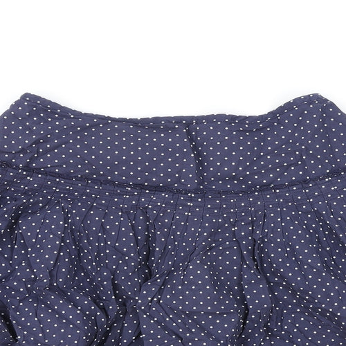 Cyrillus Womens Blue Polka Dot Polyester Skater Skirt Size 12