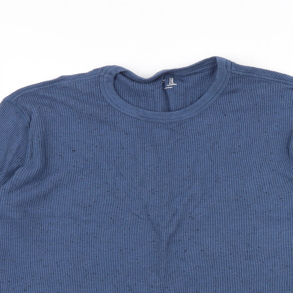 Gap Mens Blue Cotton Pullover Sweatshirt Size S