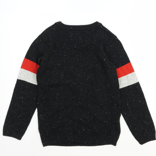 Next Level Boys Multicoloured Round Neck Acrylic Pullover Jumper Size 8 Years Pullover - Christmas