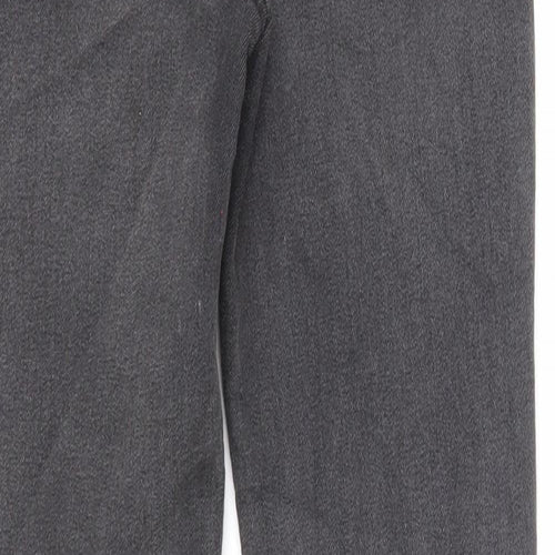 Denim & Co. Girls Black Cotton Jegging Jeans Size 9-10 Years Regular Pullover