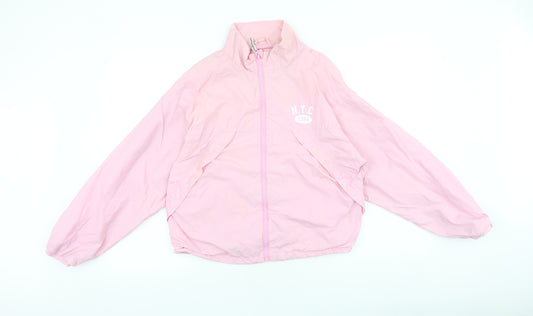 Primark Girls Pink Jacket Size 12-13 Years Zip
