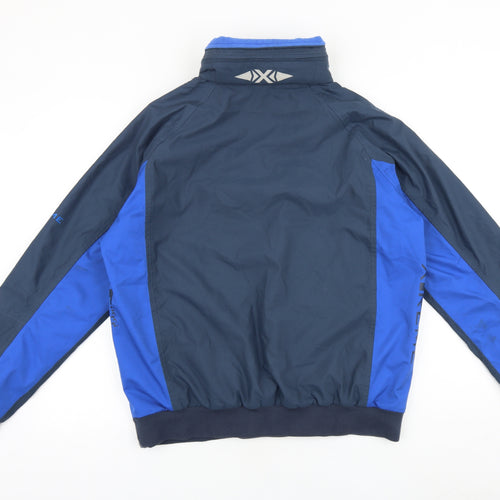 Toggi Mens Blue Anorak Jacket Size M Zip - Colour Block