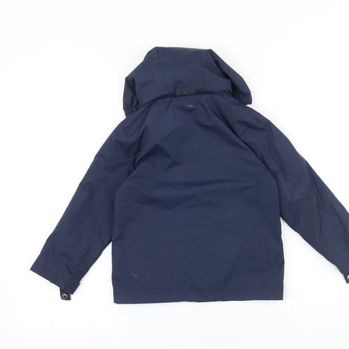 Mountain Warehouse Boys Blue Windbreaker Jacket Size 3-4 Years Zip
