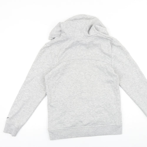 LA Gear Womens Grey Cotton Pullover Hoodie Size 6 Pullover