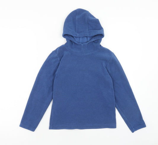 Mountain Warehouse Boys Blue Polyester Pullover Hoodie Size 9-10 Years Pullover