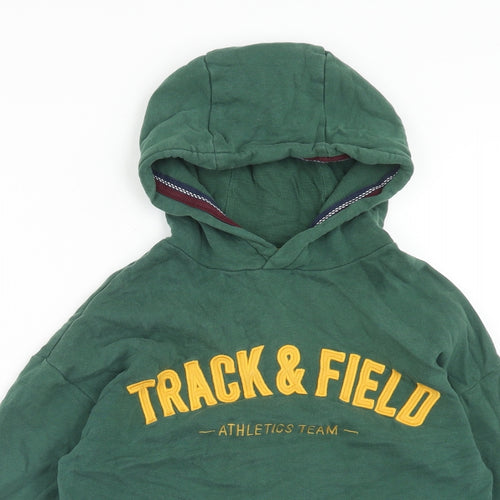 NEXT Boys Green Cotton Pullover Hoodie Size 10 Years Pullover
