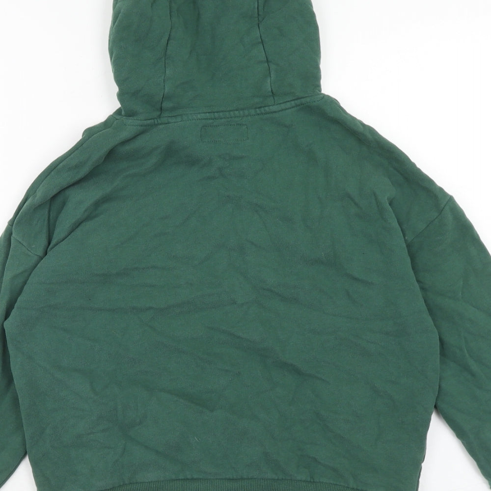 NEXT Boys Green Cotton Pullover Hoodie Size 10 Years Pullover