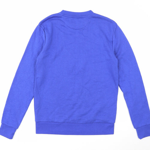 Primark Mens Blue Cotton Pullover Sweatshirt Size XS