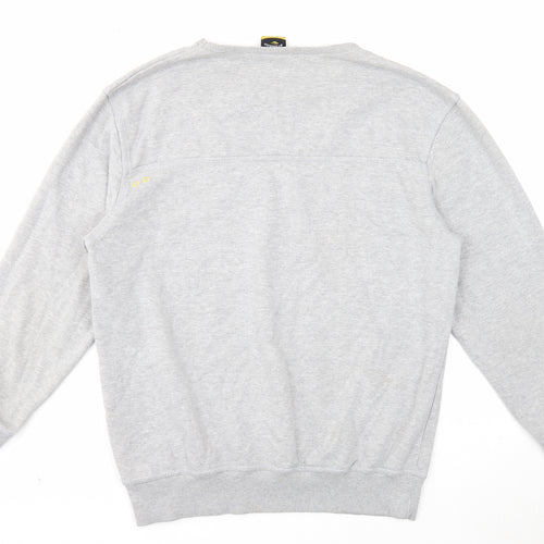 Everlast Mens Grey Cotton Pullover Sweatshirt Size M