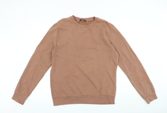 NEXT Mens Brown Cotton Pullover Sweatshirt Size M