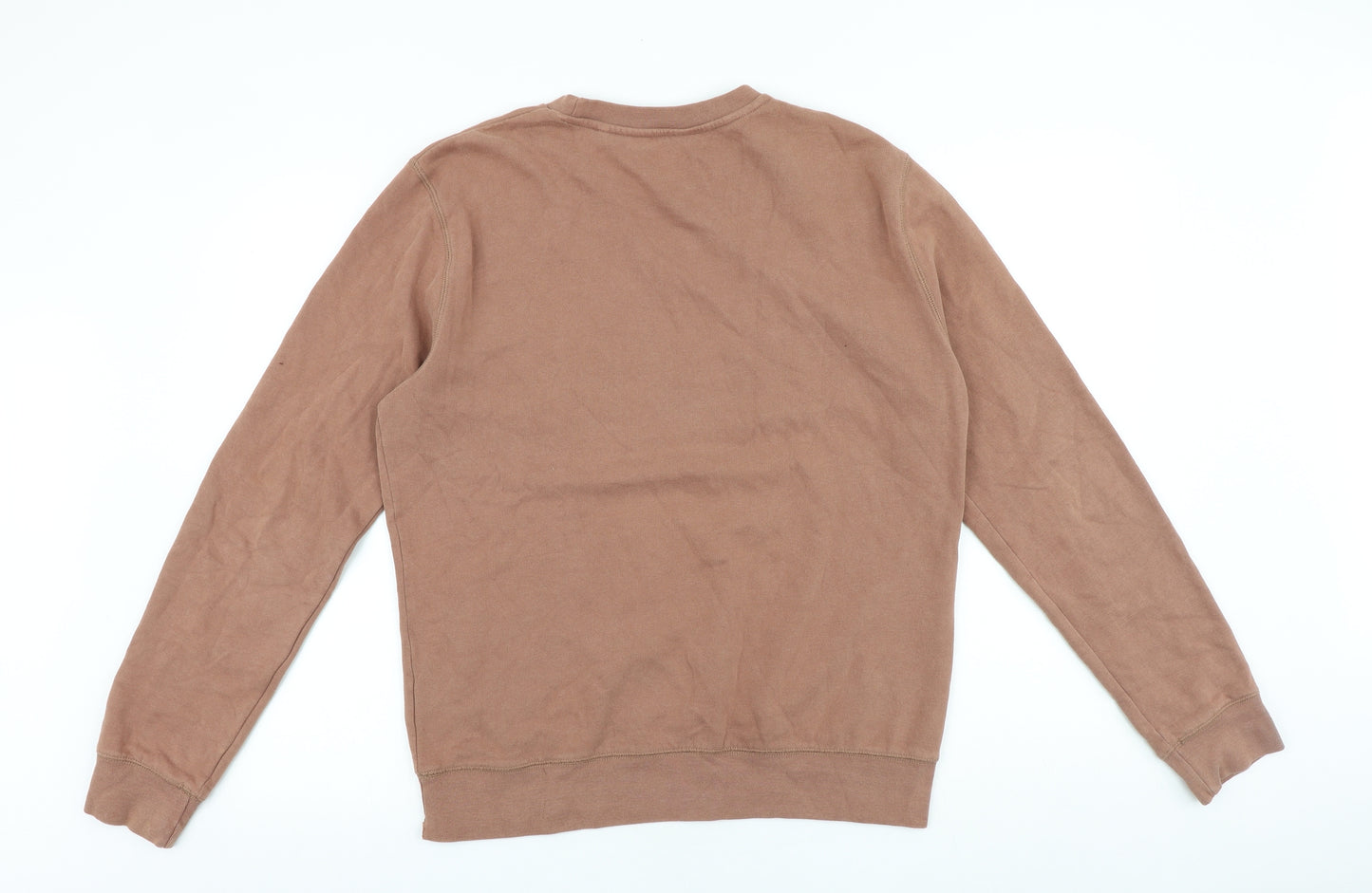 NEXT Mens Brown Cotton Pullover Sweatshirt Size M