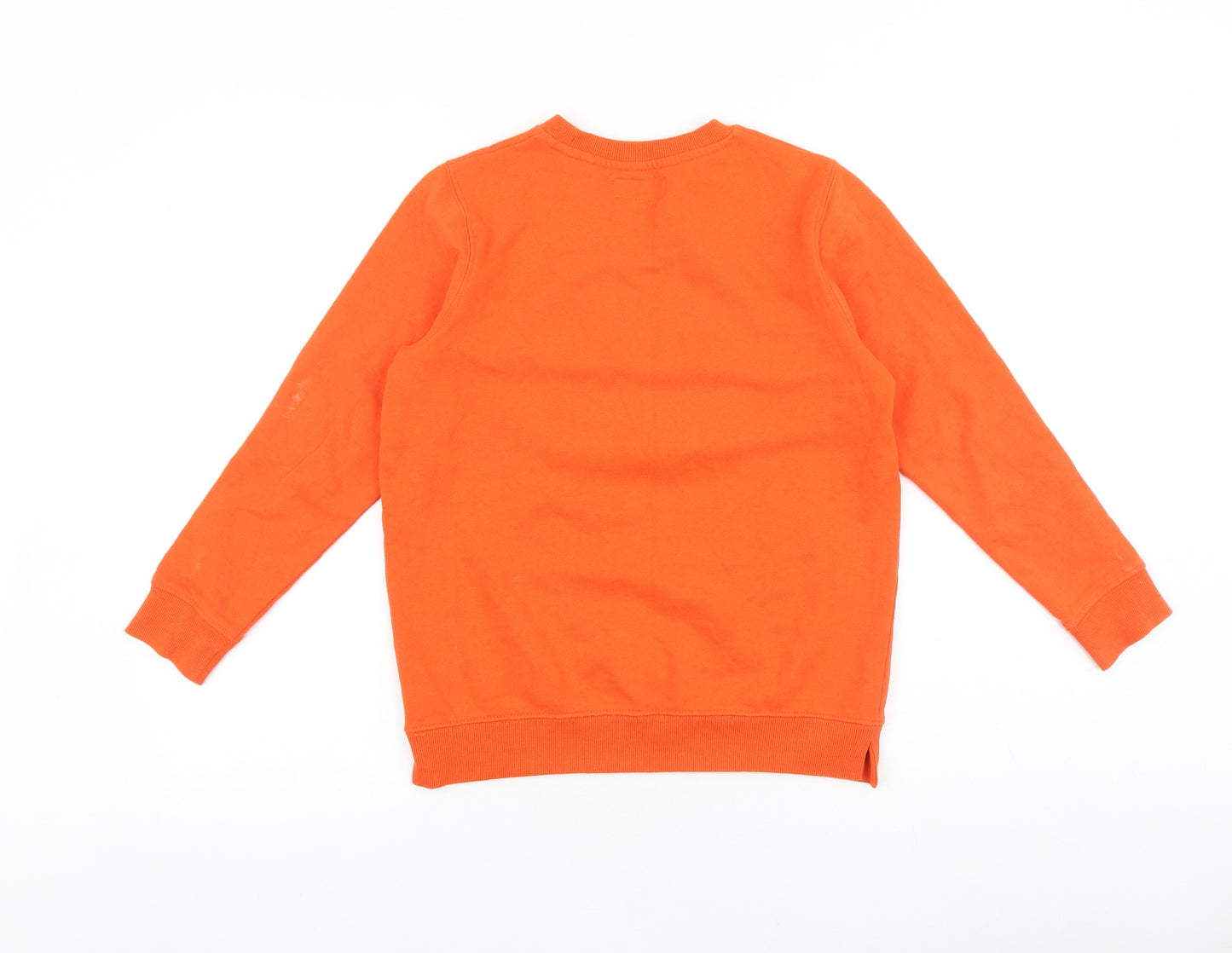 NEXT Boys Orange Cotton Pullover Sweatshirt Size 11 Years Pullover - Best Mates