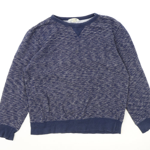 H&M Girls Blue Cotton Pullover Sweatshirt Size 13-14 Years Pullover