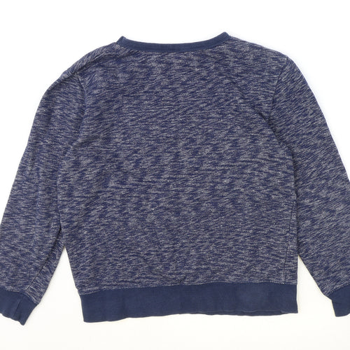 H&M Girls Blue Cotton Pullover Sweatshirt Size 13-14 Years Pullover