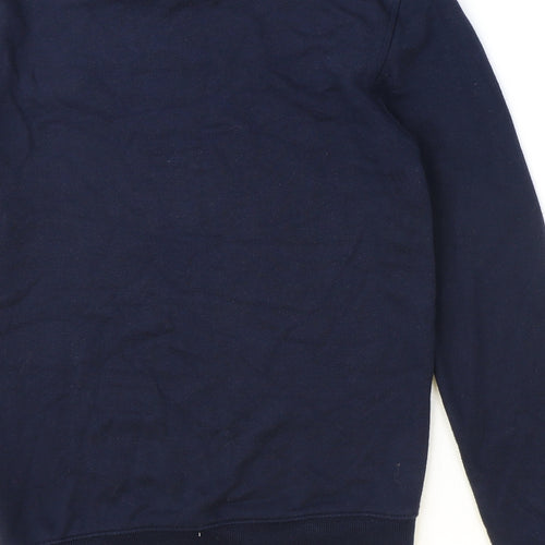 Marks and Spencer Mens Blue Cotton Pullover Sweatshirt Size XS - 2XS