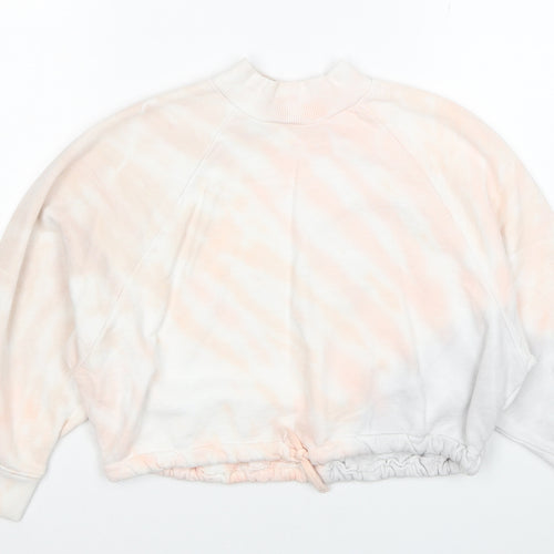 NEXT Girls Multicoloured Cotton Pullover Sweatshirt Size 8 Years Drawstring
